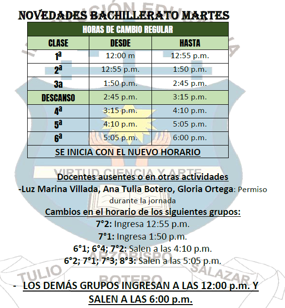 HORARIO